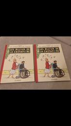 2 BD Tintin De juwelen van Castafiore gekleurd met stempel, Zo goed als nieuw, Meerdere stripboeken, Hergé