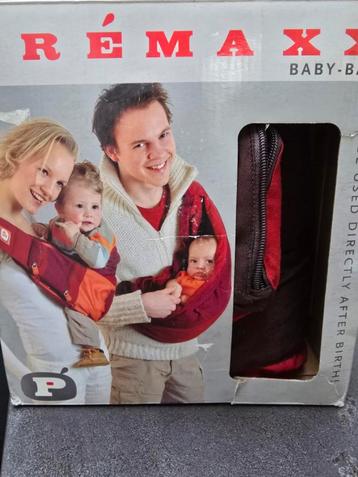 Baby draagzak Prémaxx rood bruin, Kinderen en Baby's, Babydragers en Draagdoeken, Ophalen of Verzenden, Zo goed als nieuw, Draagzak