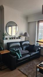 Relax zetel - leren sofa - zo goed als nieuw, 200 à 250 cm, Banc droit, Comme neuf, Enlèvement