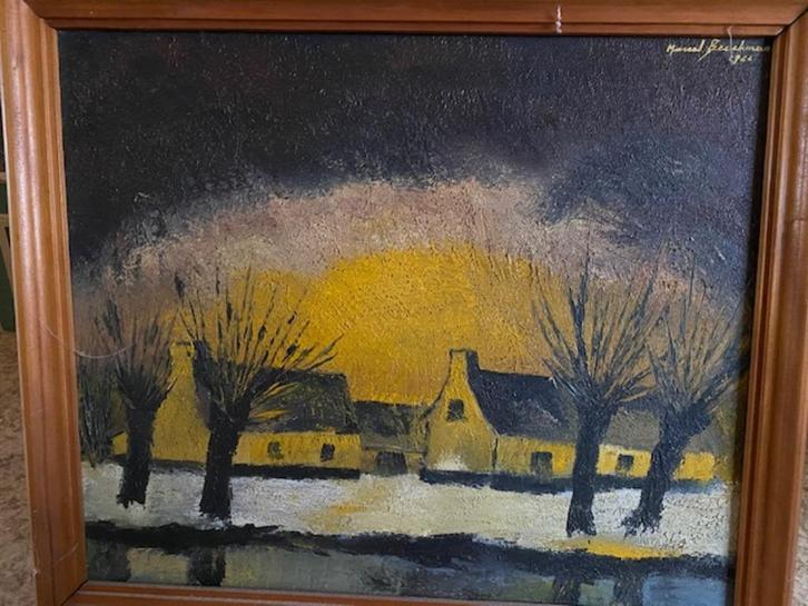 Schilderij Marcel Beeckman, Antiek en Kunst, Kunst | Schilderijen | Klassiek, Ophalen