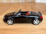 Audi TT Roadster cabrio 1999-2006 zwart 1:18 Maisto in doos, Enlèvement ou Envoi, Comme neuf, Voiture, Maisto