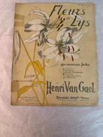 Henri Van Gael — Fleurs de Lys, Tarentelle, opus 65, Musique & Instruments, Partitions, Enlèvement ou Envoi, Artiste ou Compositeur