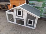 Konijnenhok delux met gazoncompartiment, Dieren en Toebehoren, Knaagdieren en Konijnen | Hokken en Kooien, Ophalen of Verzenden