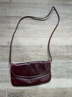 Leren Crossbody Tasje - Création Gabrielle - Bordeaux, Ophalen, Zo goed als nieuw, Rood, Leer