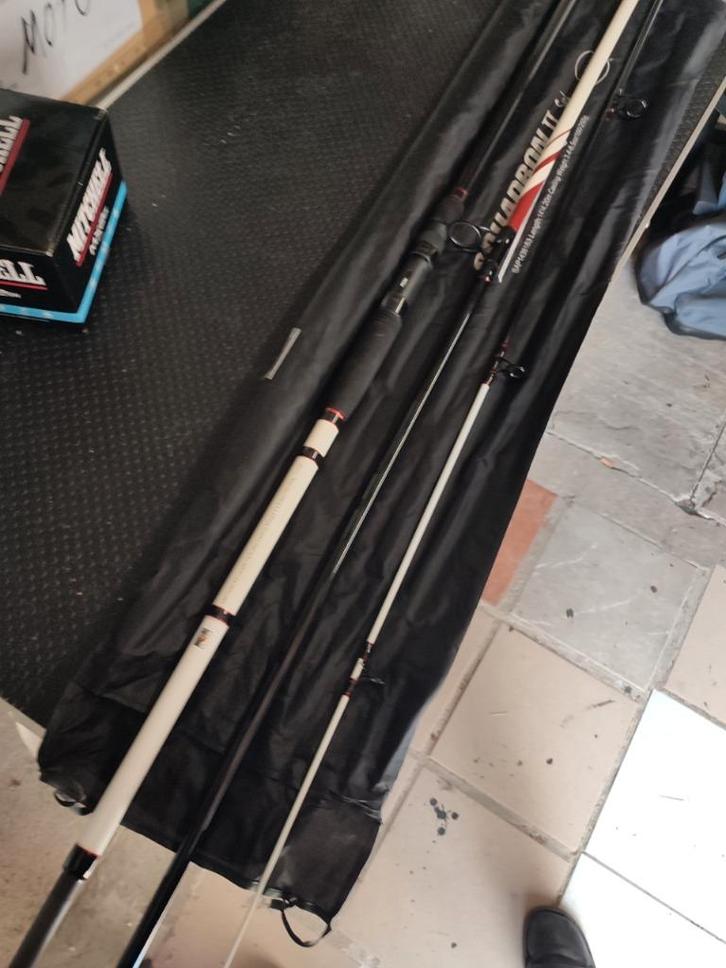 strandhengel Penn Squadron II + Mitchell molens, Watersport en Boten, Hengelsport | Zeevissen, Nieuw, Complete set, Ophalen