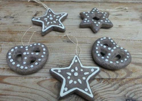 Krakelingen en sterren voor in de kerstboom, KERST, Diversen, Kerst, Gebruikt, Ophalen of Verzenden
