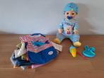 Pop Baby born  litte boy 36cm inclusief kleertjes, Ophalen of Verzenden, Zo goed als nieuw