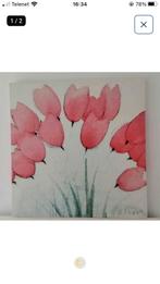 Schilderij tulpen, Ophalen