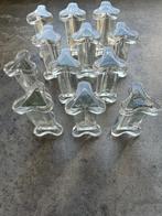 12  Val Saint Lambert  geslepen bestekleggers, Ophalen of Verzenden