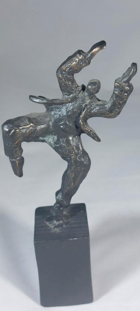 Bronzen sculptuur "Vreugde", Antiek en Kunst, Kunst | Beelden en Houtsnijwerken, Ophalen of Verzenden