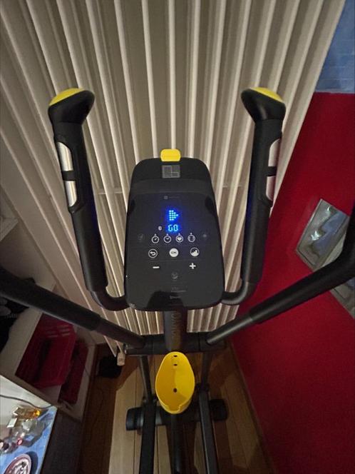 Crosstrainer FEL500, Sport en Fitness, Fitnessapparatuur, Zo goed als nieuw, Crosstrainer, Armen, Benen, Borst, Buik, Rug, Aluminium