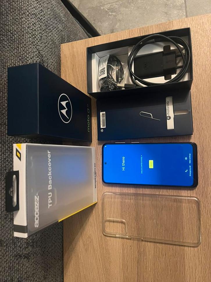 Motorola Moto G42 -128GB - Roze | als nieuw - hoesjes & doos, Telecommunicatie, Mobiele telefoons | Motorola, Zo goed als nieuw