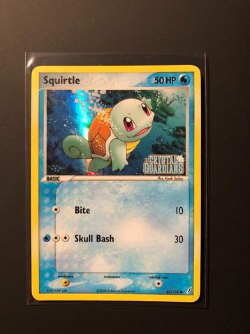 Squirtle Inverse Holo Ex Crystal Guardians, Enlèvement ou Envoi, Neuf, Cartes en vrac