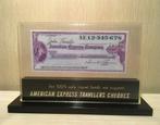 Amex Travelers cheques reclame display POSM (60s vintage), Verzamelen, Ophalen of Verzenden, Gebruikt, Overige typen