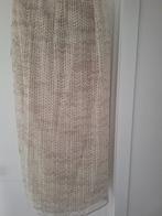 2 voilages ajourés avec finition fil de plomb, 200 cm ou plus, Beige, Enlèvement, Utilisé