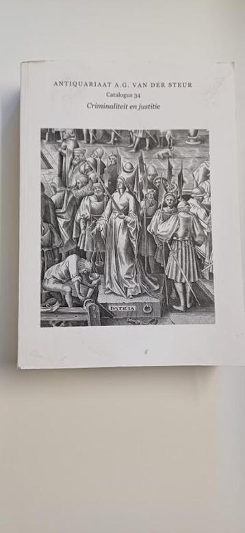 Criminaliteit Justitie Catalogus geïllustreerd vd Steur 2012 beschikbaar voor biedingen