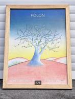 lithographie de jean michel folon, Antiek en Kunst, Ophalen of Verzenden