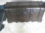 Decoratief houten vintage koffertje, Antiek en Kunst, Ophalen