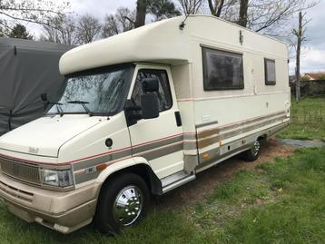 Oldtimer Motorhome Fiat Ducato 290  2.5TD '92, 7 tot 8 meter, Diesel, Tot en met 3, Particulier