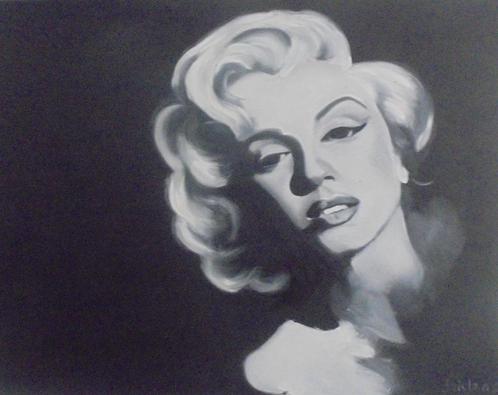 peintures à l'huile classiques de Marilyn Monroe (2 œuvres), Antiquités & Art, Art | Peinture | Classique, Enlèvement ou Envoi