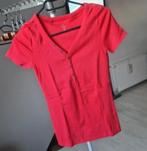 C&A : nieuw roze / rood t-shirt diepe hals mt XS / S, Nieuw, Ophalen of Verzenden, Korte mouw, Maat 34 (XS) of kleiner