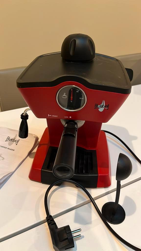 Bluebell Koffiemachine – Compact Espressoapparaat, Electroménager, Cafetières, Utilisé, Dosettes et capsules de café, Cafetière