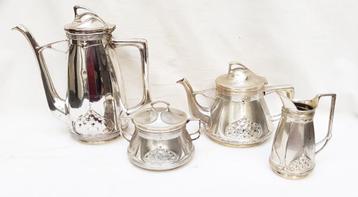 Art Nouveau Koffie- en theeservies (4) - ORIVIT. beschikbaar voor biedingen