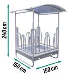 Hooiruif voor 8 paarden - Perfecte nieuwe staat - 1 jaar oud, Weidegang, 4 paarden of pony's of meer