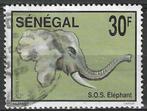 Senegal 1994 - Yvert 1057 - S.O.S. Olifanten - 30 F. (ST), Timbres & Monnaies, Timbres | Afrique, Affranchi, Envoi
