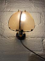 wandlamp, Huis en Inrichting, Lampen | Wandlampen, Ophalen of Verzenden, Gebruikt, Glas