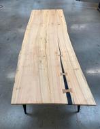 Houten tafel (eigen ontwerp), Huis en Inrichting, Tafels | Eettafels, 200 cm of meer, 50 tot 100 cm, Nieuw, Ophalen