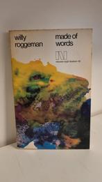 Made of words. WILLY Roggeman., Livres, Littérature, Comme neuf, Enlèvement
