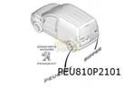 Peugeot Bipper embleem tekst ''Peugeot'' laaddeur L Originee, Peugeot, Envoi, Neuf