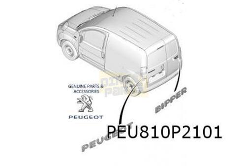 Peugeot Bipper embleem tekst ''Peugeot'' laaddeur L Originee, Auto-onderdelen, Carrosserie, Peugeot, Nieuw, Verzenden