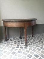 Table demie lune en chêne, Antiquités & Art, Enlèvement