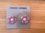 Oorbellen nieuw : roze bloemen, Bijoux, Sacs & Beauté, Boucles d'oreilles, Rose, Enlèvement, Autres matériaux, Neuf