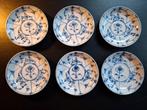 1 lot de 6 petites assiettes anciennes, motif bleu, Enlèvement