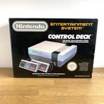 Nintendo NES Control Deck-console in doos, Games en Spelcomputers, Spelcomputers | Nintendo Super NES, Met 2 controllers, Zo goed als nieuw