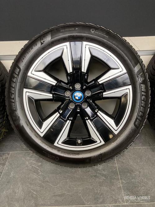19” originele BMW iX3 G08 velgen + winterbanden 5x112 842, Auto-onderdelen, Banden en Velgen, Banden en Velgen, Winterbanden, 19 inch