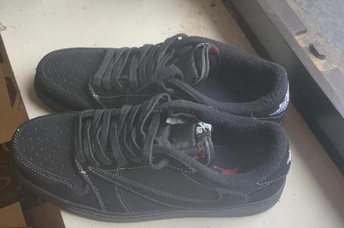 Travis scott x air jordan 1 black phantom, Kleding | Heren, Schoenen, Nieuw, Sneakers, Zwart, Verzenden