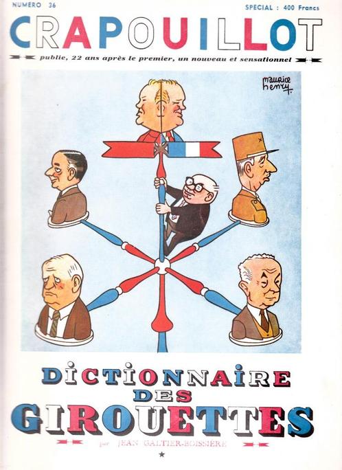 CRAPOUILLOT - Dictionnaire des GIROUETTES - 2 volumes (1957), Livres, Histoire mondiale, Comme neuf, Europe, 20e siècle ou après