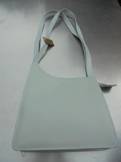Licht grijze asymmetrische schoudertas 1998 Made in Italy, Handtassen en Accessoires, Tassen | Schoudertassen, Nieuw, Overige merken