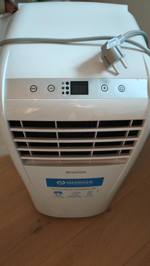 Olimpia splendid mobiele airco dolceclima comp 9p, Elektronische apparatuur, Airco's, Zo goed als nieuw, Mobiele airco, Minder dan 60 m³