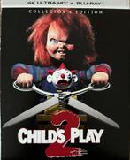 Child's Play 2 (4K Blu-ray, US-uitgave, met slipcover), Comme neuf, Horreur, Enlèvement ou Envoi