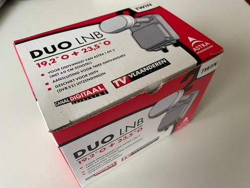 Satelliet Duo Twin LNB kop, Audio, Tv en Foto, Schotelantennes, Nieuw, (Schotel)antenne-accessoires, Overige merken, Ophalen of Verzenden