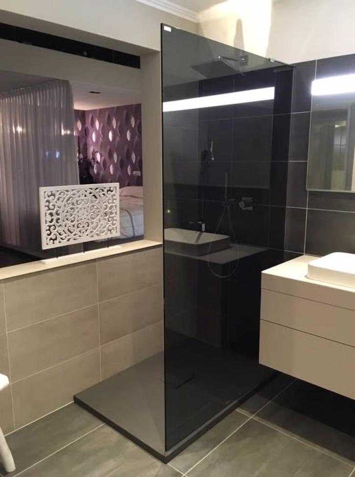Douchewand 140x210cm, Doe-het-zelf en Bouw, Sanitair, Glas, Ophalen