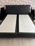 Boxspring 180x200, Huis en Inrichting, Slaapkamer | Boxsprings, Ophalen, Gebruikt, Zwart, Tweepersoons