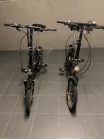 Twee plooibare mini fietsen, Fietsen en Brommers, Ophalen, Gebruikt, Deels opvouwbaar, Versnellingen