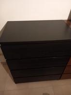 Commode 4 tiroirs Meuble d'armoire IKEA Malm, 3 ou 4 tiroirs, 25 à 50 cm, Enlèvement, 50 à 100 cm