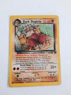 Dark dugtrio team rocket holo, Ophalen of Verzenden, Zo goed als nieuw, Booster